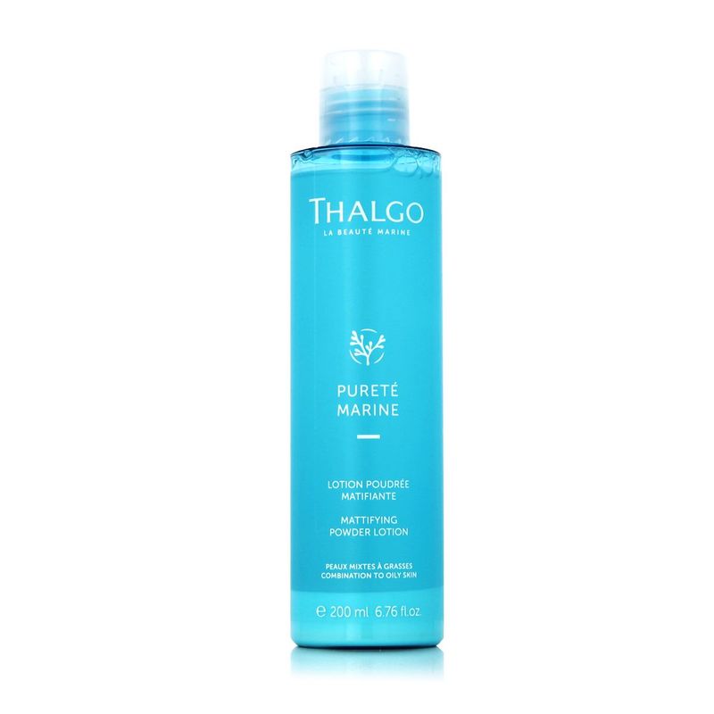 Thalgo Pureté Marine Lotion Poudrée Matifante 200 ml – Lotion Matifiante Peaux Mixtes à Grasses