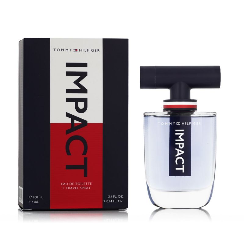 Tommy Hilfiger Impact Eau de Toilette 100 ml + Pocket Spray Refillable 4 ml Homme