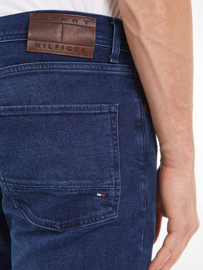 Tommy Hilfiger Jean Core Straight Denton Stretch pour homme, bleu (Bridger Indigo), taille 31W / 34L