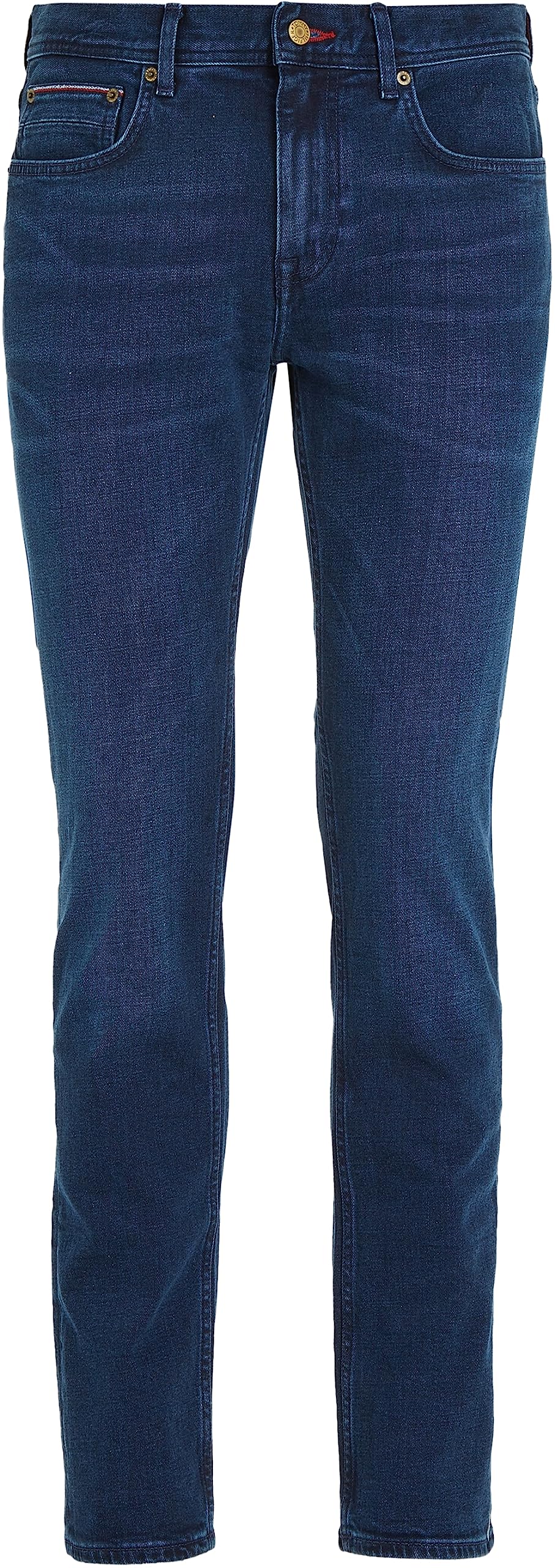 Tommy Hilfiger Jean Core Straight Denton Stretch pour homme, bleu (Bridger Indigo), taille 31W / 34L