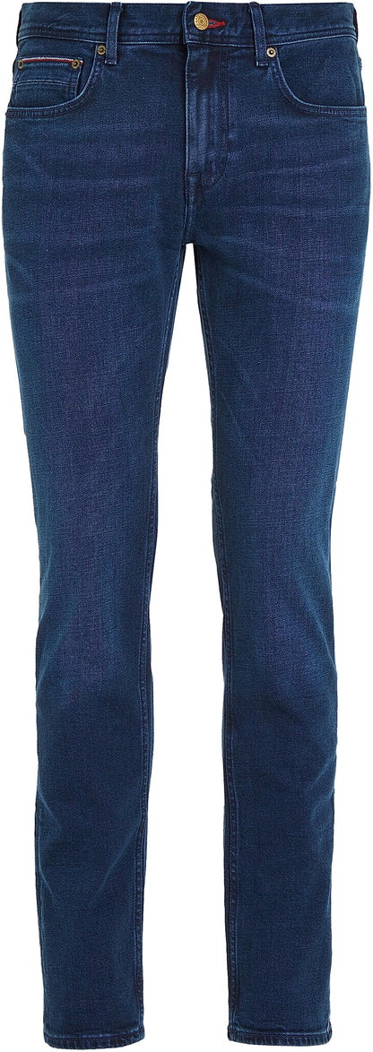 Tommy Hilfiger Jean Core Straight Denton Stretch pour homme, bleu (Bridger Indigo), taille 31W / 34L