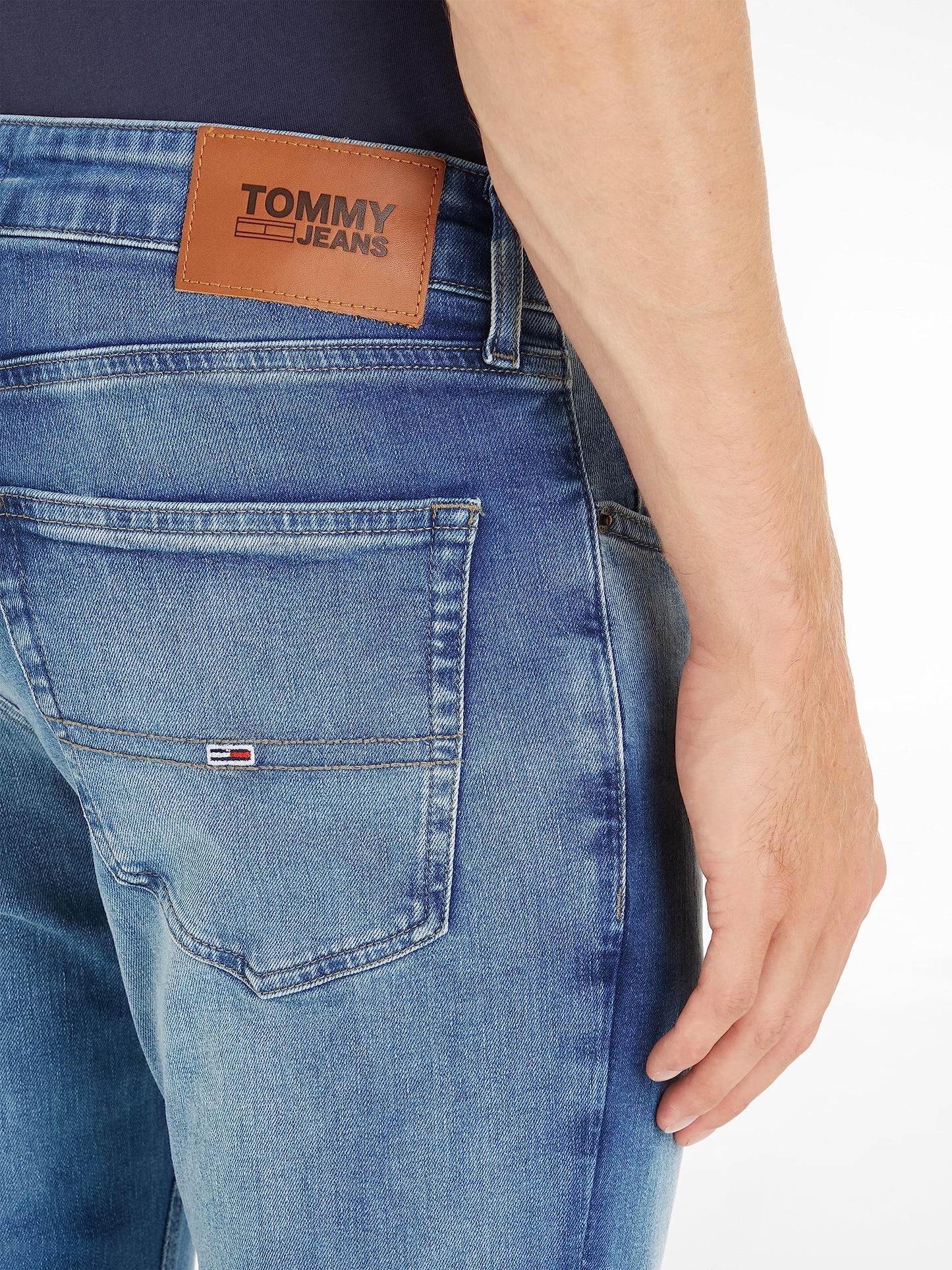 Tommy Hilfiger Jean Scanton Slim pour homme, bleu (Wilson Light Blue Stretch), taille 33W / 32L