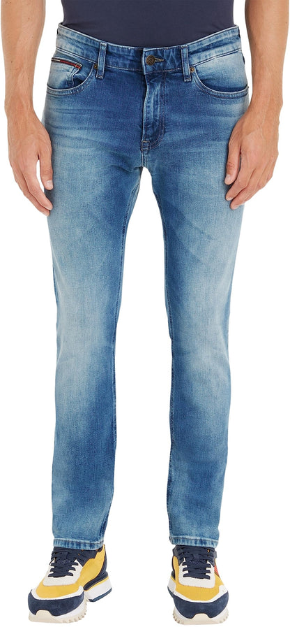 Tommy Hilfiger Jean Scanton Slim pour homme, bleu (Wilson Light Blue Stretch), taille 33W / 32L