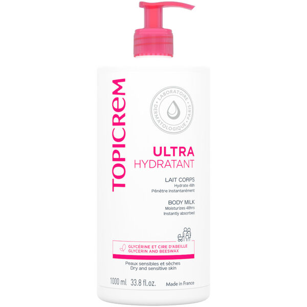 Topicrem Ultra Hydratant Lait Corps 1000 ml