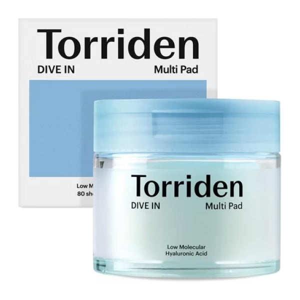 Torriden Dive In Disques tonifiants et apaisants à l'acide hyaluronique 160 ml