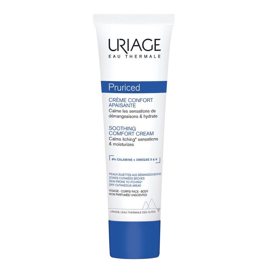 Uriage Eau Thermale Pruriced Crème Confort Apaisante 100 ml – Soin Anti-Démangeaisons Haute Tolérance