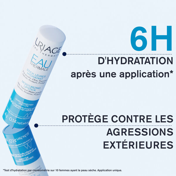Uriage Eau Thermale Stick Lèvres Hydratant 4 g – Soin Réparateur et Protecteur des Lèvres
