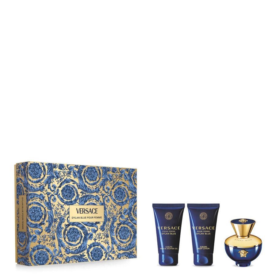 Versace Pour Femme Dylan Blue Eau de Parfum 50ml + Gel Bain & Douche 50ml + Lait Corps 50ml