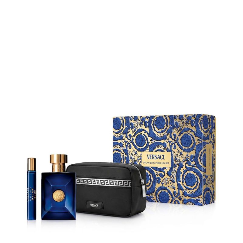 Versace Pour Homme Dylan Blue Eau de Toilette 100 ml + EDT 10 ml + une trousse