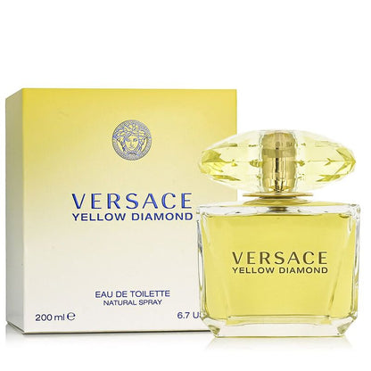 Versace Yellow Diamond Eau De Toilette 200 ml para mujer