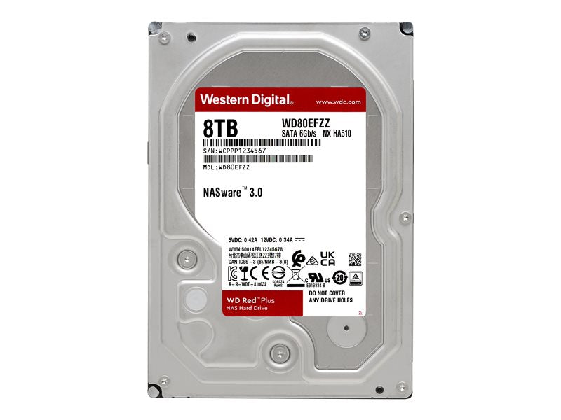 WD Red Plus WD80EFZZ - disque dur - WD80EFZZ WD