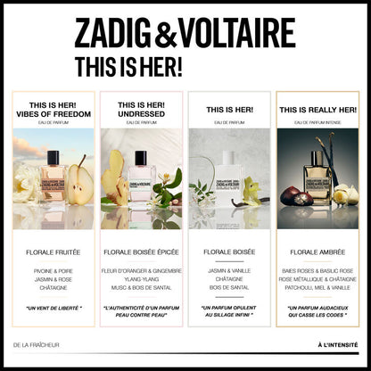 Zadig & Voltaire This Is Her! Eau de Parfum Femme 30 ml