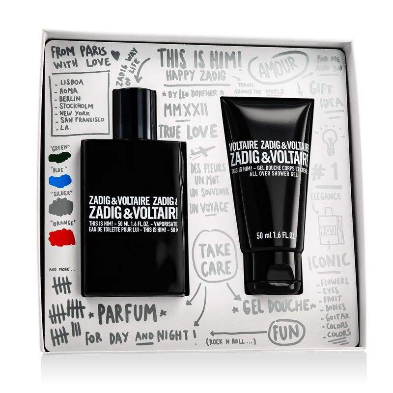Zadig & Voltaire This is Him Eau de Toilette 50 ml + Gel douche 50 ml