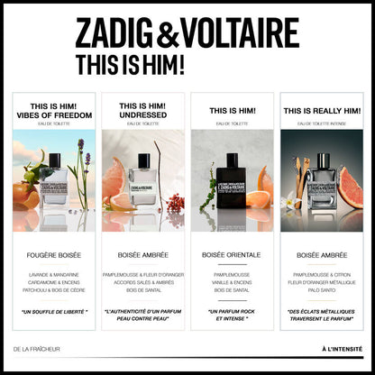 Zadig y Voltaire ¡Éste es él! Vibes of Freedom Eau De Toilette 100 ml para hombre
