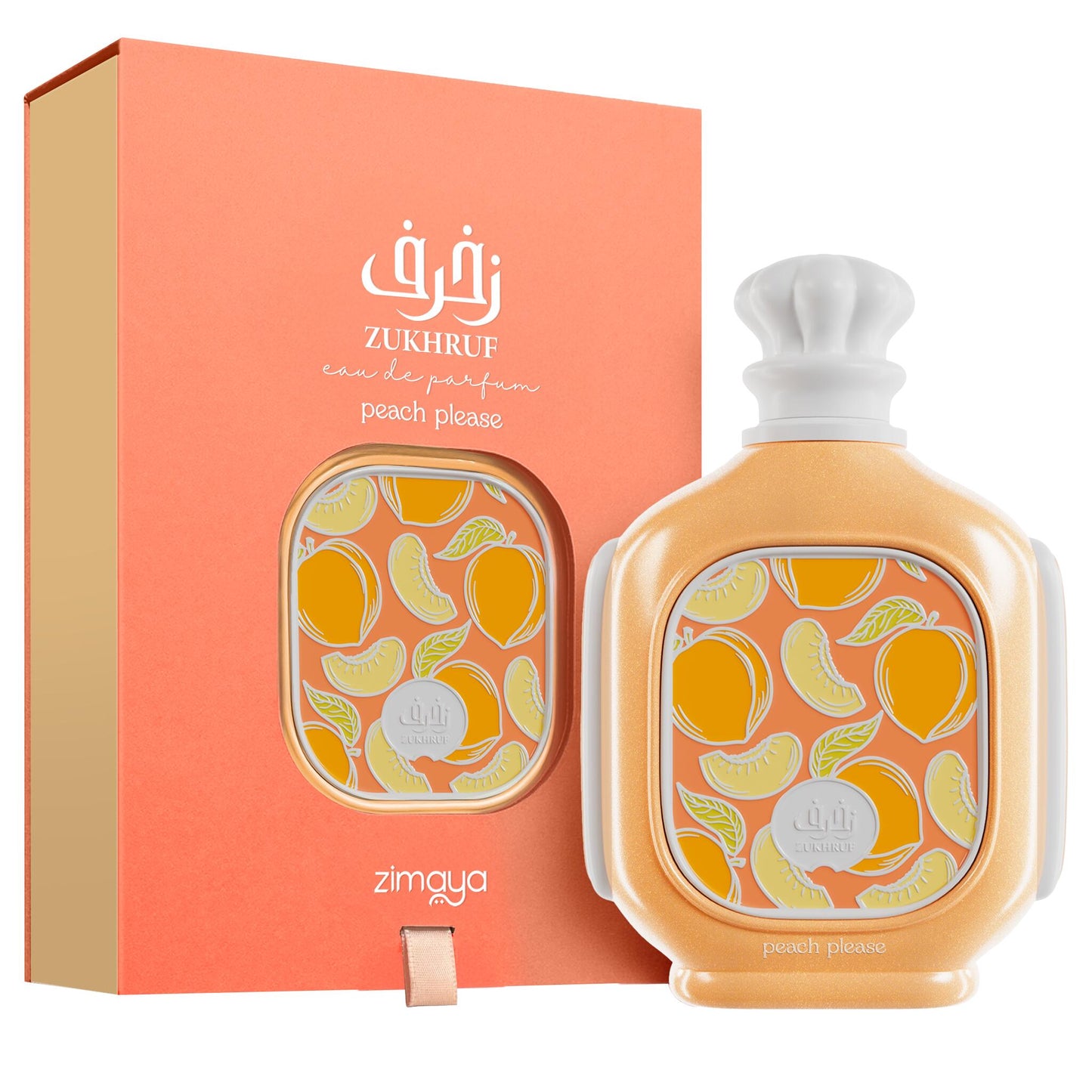 Zimaya Zukhruf Peach Please Eau de Parfum Unisexe 100 ml