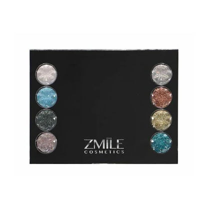 Estuche de maquillaje con diamantes de Zmile Cosmetics
