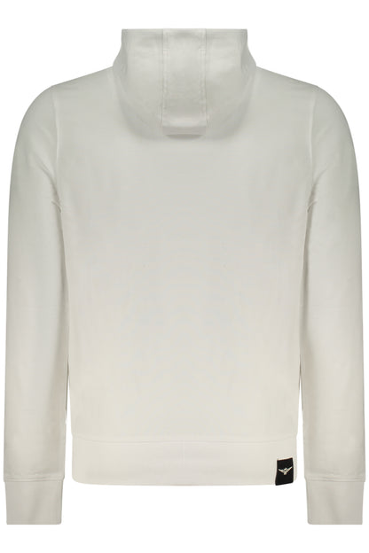 MILITARY ACADEMY MEN'S WHITE ZIP-UP SWEATSHIRT
