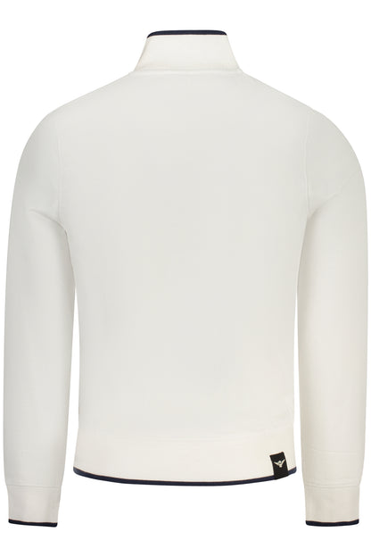MILITARY ACADEMY MEN'S WHITE ZIP-UP SWEATSHIRT