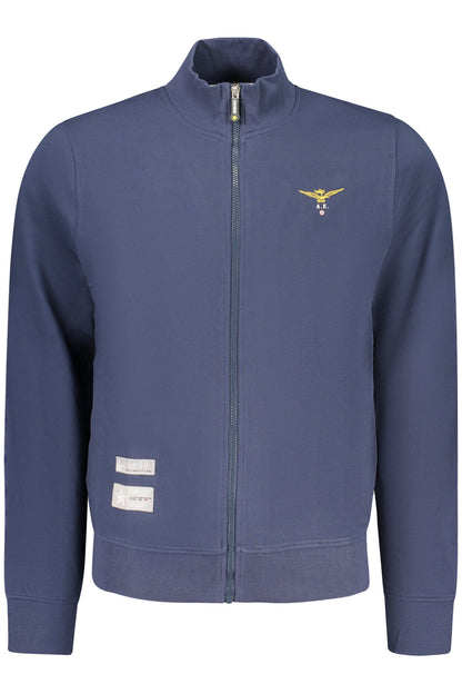 MILITARY ACADEMY MEN'S BLUE ZIP-UP SWEATSHIRT