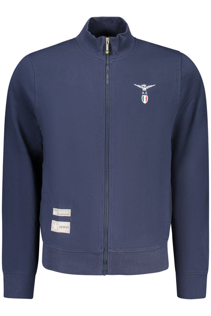 MILITARY ACADEMY MEN'S BLUE ZIP-UP SWEATSHIRT