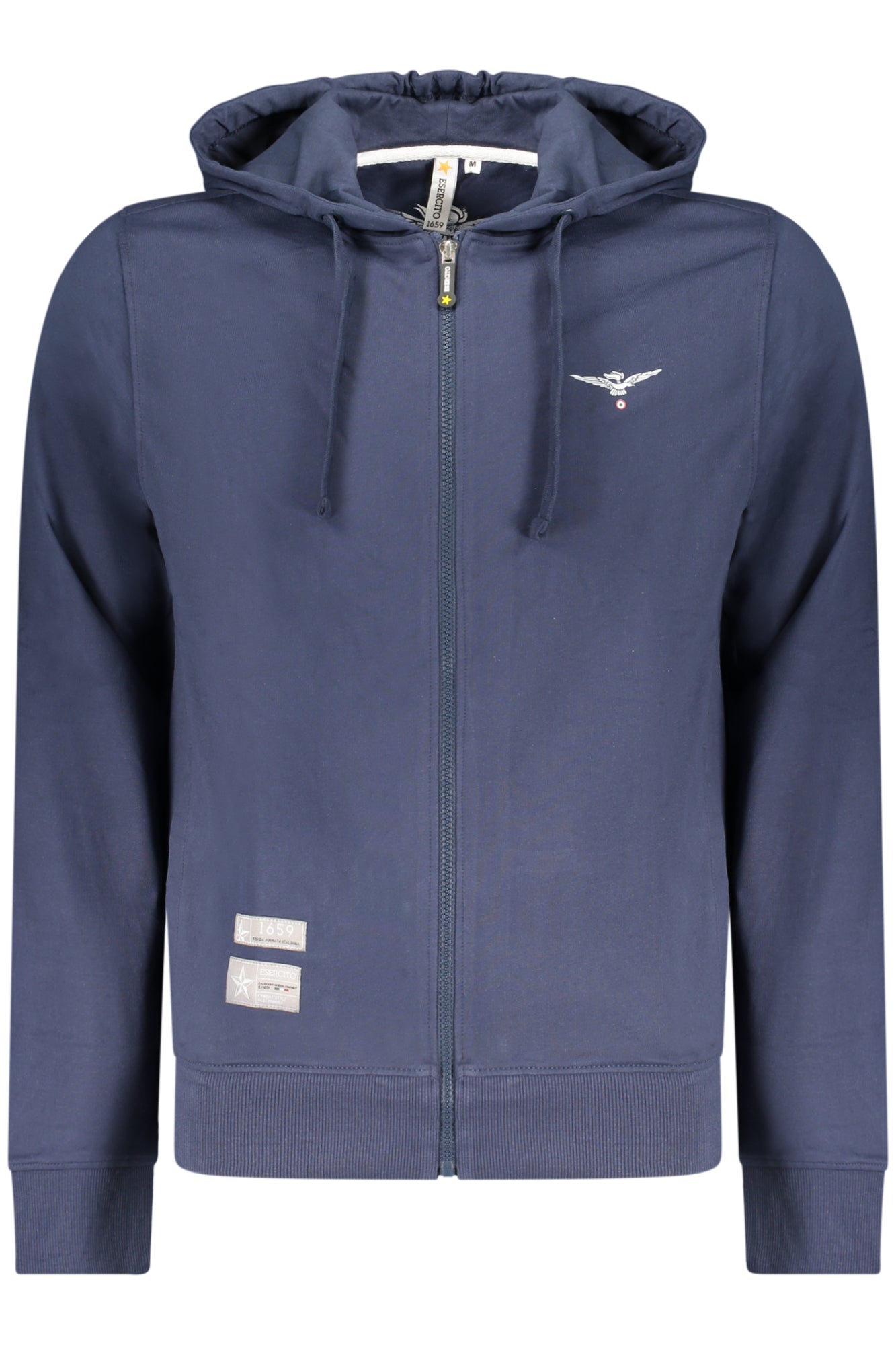 MILITARY ACADEMY MEN'S BLUE ZIP-UP SWEATSHIRT