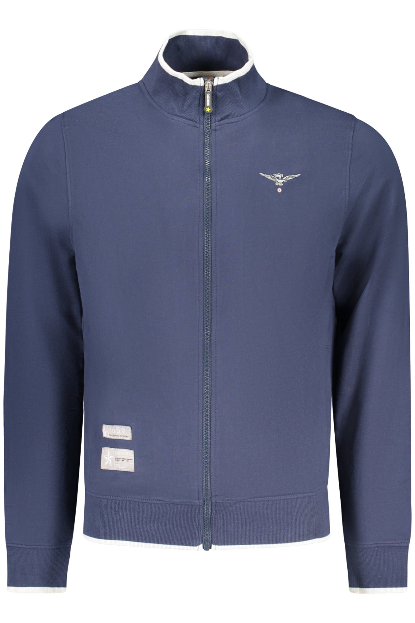 MILITARY ACADEMY MEN'S BLUE ZIP-UP SWEATSHIRT