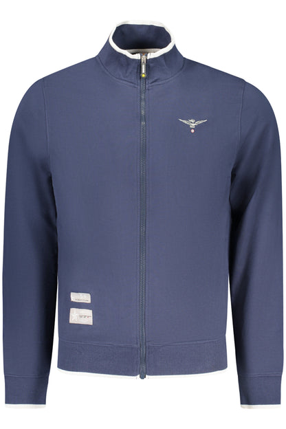 MILITARY ACADEMY MEN'S BLUE ZIP-UP SWEATSHIRT