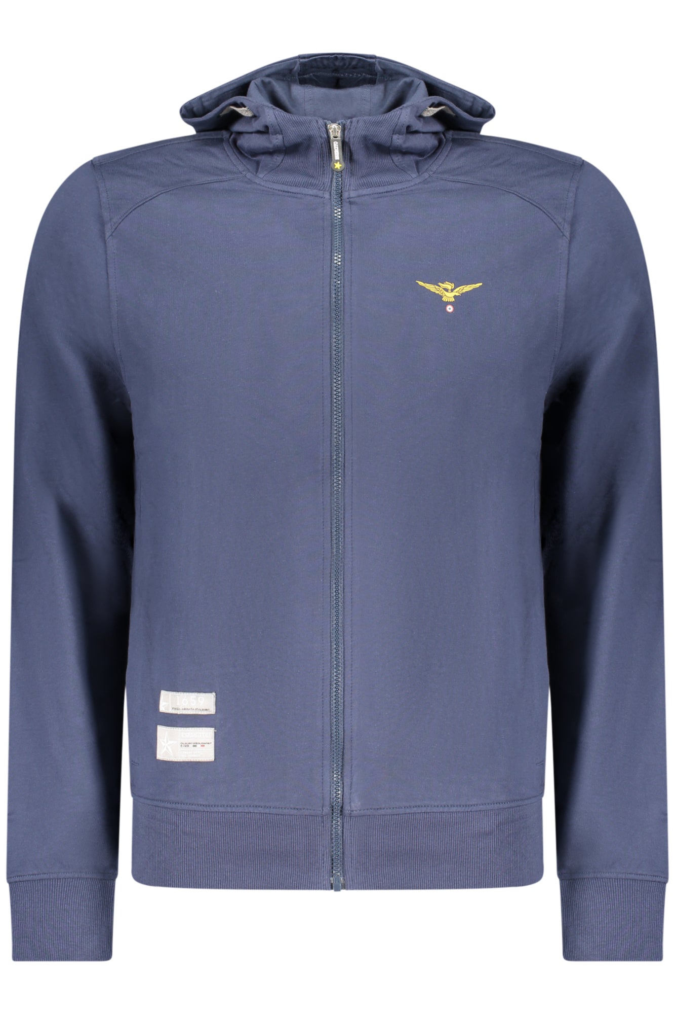 MILITARY ACADEMY MEN'S BLUE ZIP-UP SWEATSHIRT