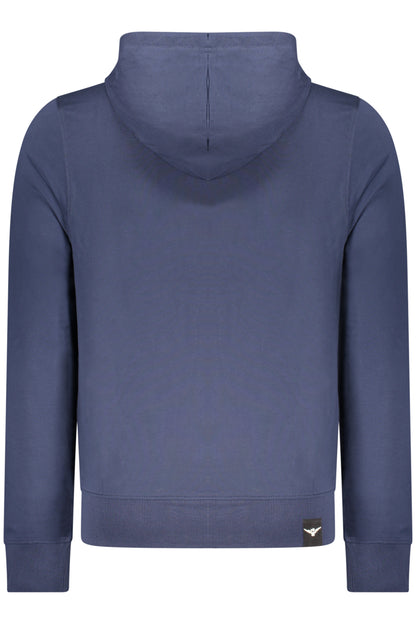 MILITARY ACADEMY MEN'S BLUE ZIP-UP SWEATSHIRT