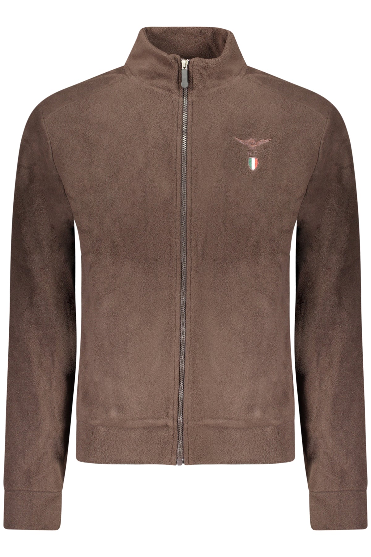SWEAT-SHIRT FERMETURE ÉCLAIR MARRON POUR HOMME DE L'ACADÉMIE MILITAIRE