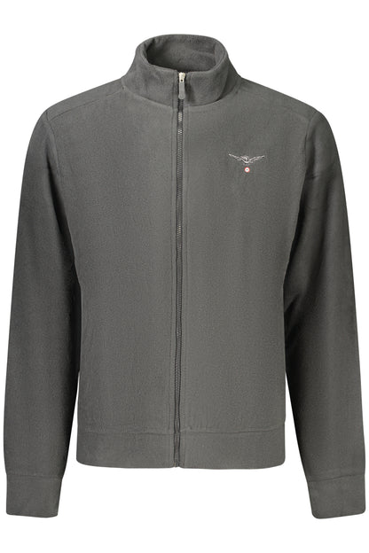 SWEAT-SHIRT NOIR À FERMETURE ÉCLAIR POUR HOMME DE L'ACADÉMIE MILITAIRE