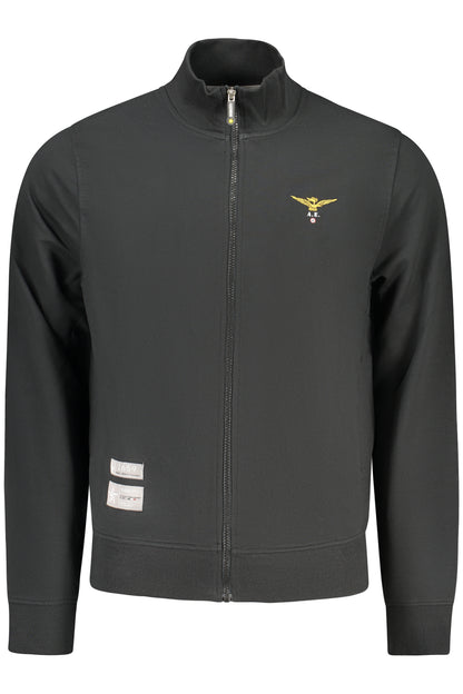 MILITARY ACADEMY MEN'S BLACK ZIP-UP SWEATSHIRT