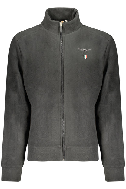 SWEAT-SHIRT NOIR À FERMETURE ÉCLAIR POUR HOMME DE L'ACADÉMIE MILITAIRE