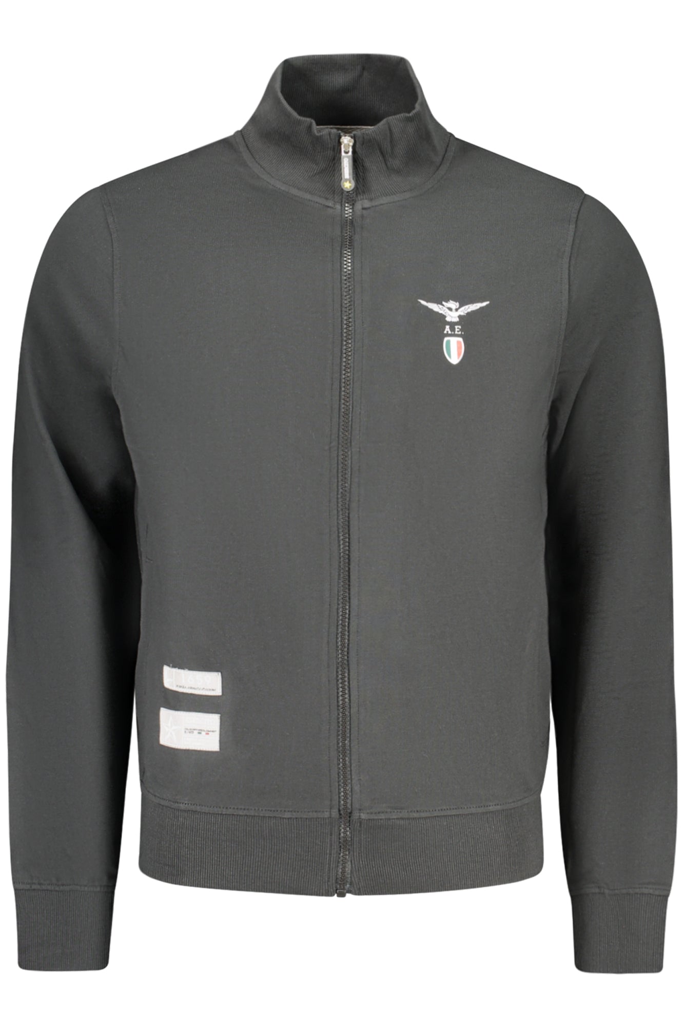 MILITARY ACADEMY MEN'S BLACK ZIP-UP SWEATSHIRT