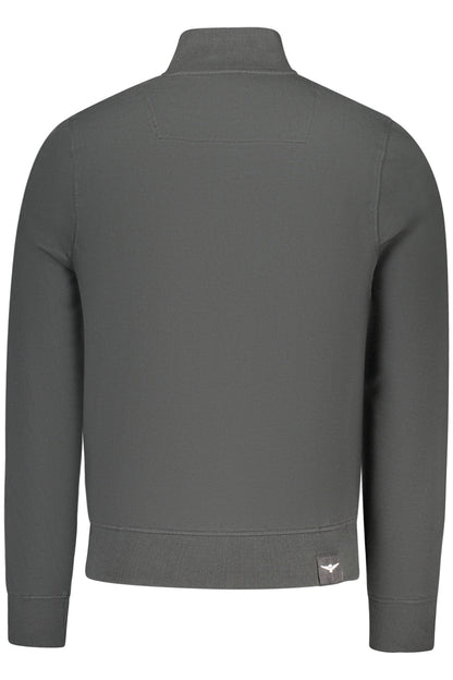 MILITARY ACADEMY MEN'S BLACK ZIP-UP SWEATSHIRT