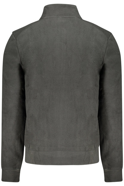 SWEAT-SHIRT NOIR À FERMETURE ÉCLAIR POUR HOMME DE L'ACADÉMIE MILITAIRE