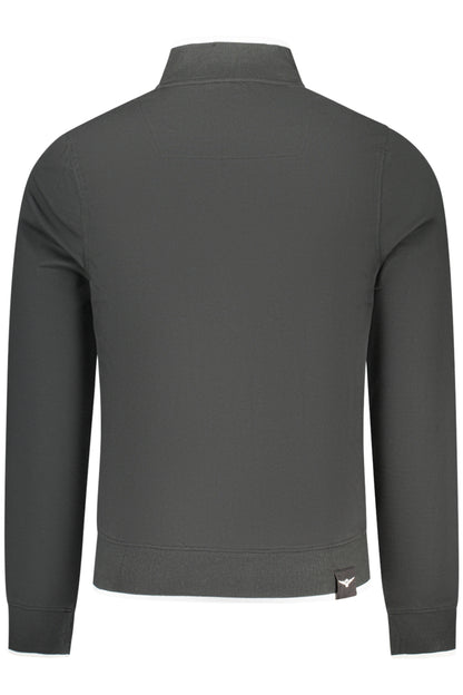 MILITARY ACADEMY MEN'S BLACK ZIP-UP SWEATSHIRT