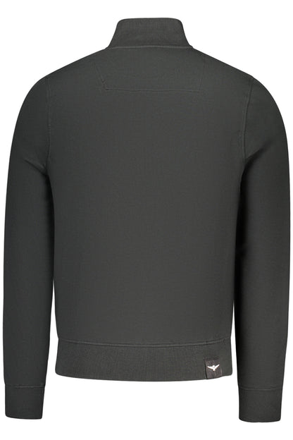 MILITARY ACADEMY MEN'S BLACK ZIP-UP SWEATSHIRT