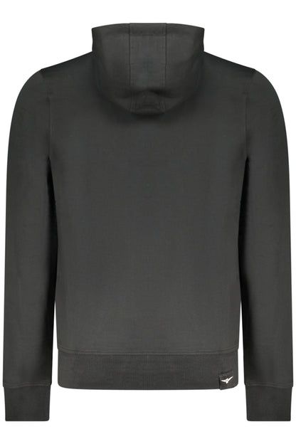 MILITARY ACADEMY MEN'S BLACK ZIP-UP SWEATSHIRT