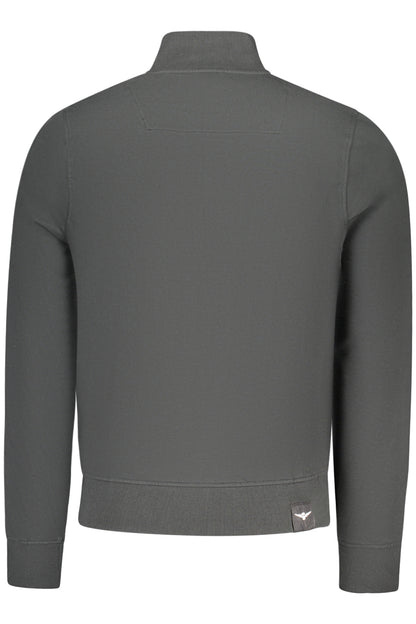 MILITARY ACADEMY MEN'S BLACK ZIP-UP SWEATSHIRT