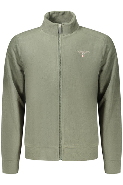SWEAT-SHIRT VERT À FERMETURE ÉCLAIR POUR HOMME DE L'CADÉMIE MILITAIRE