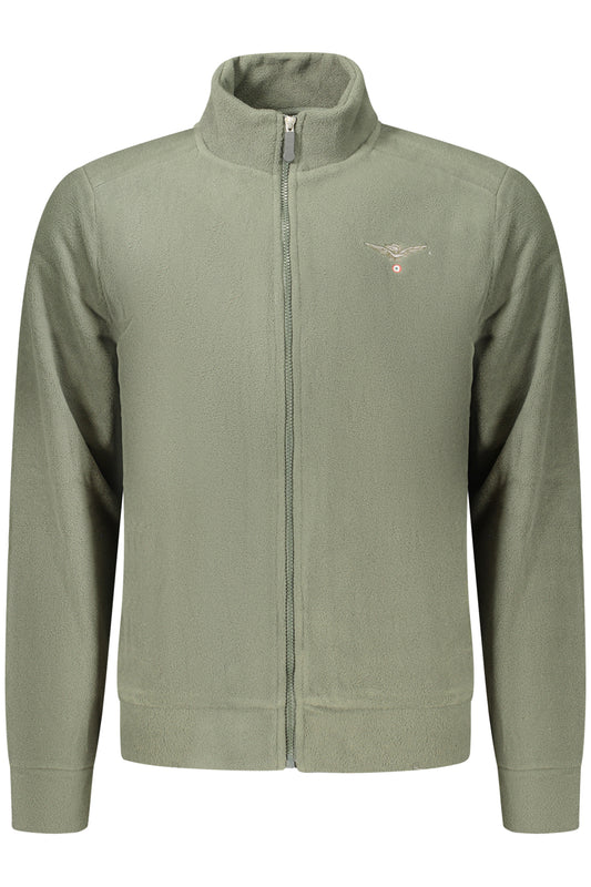 SWEAT-SHIRT VERT À FERMETURE ÉCLAIR POUR HOMME DE L'CADÉMIE MILITAIRE