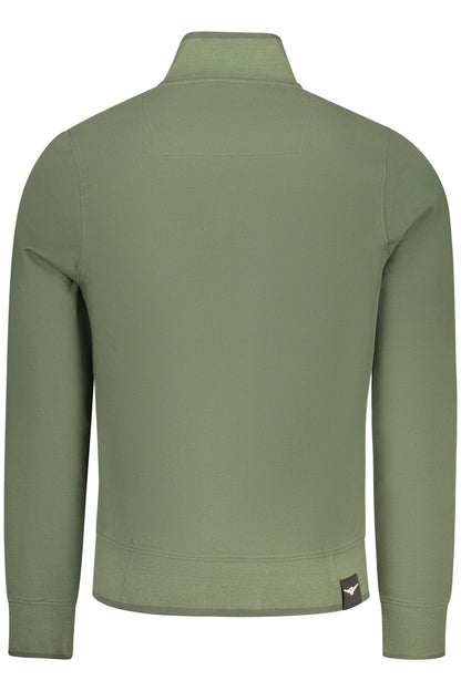 MILITARY ACADEMY MEN'S GREEN ZIP-UP SWEATSHIRT
