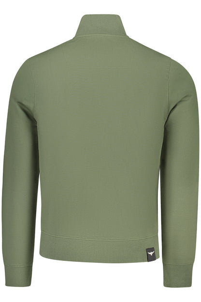MILITARY ACADEMY MEN'S GREEN ZIP-UP SWEATSHIRT