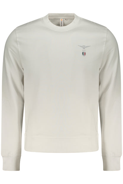MILITARY ACADEMY MEN'S WHITE ZIP-UP SWEATSHIRT