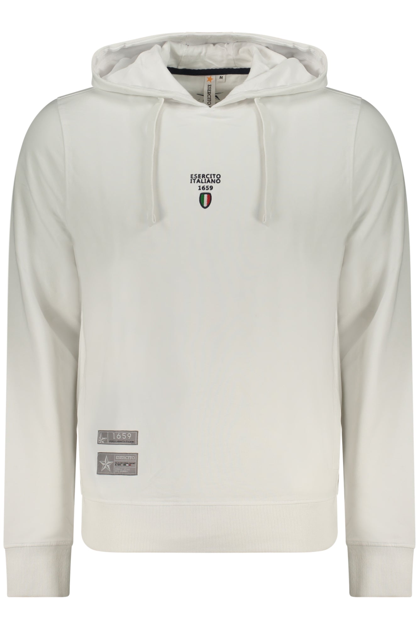 MILITARY ACADEMY MEN'S WHITE ZIP-UP SWEATSHIRT