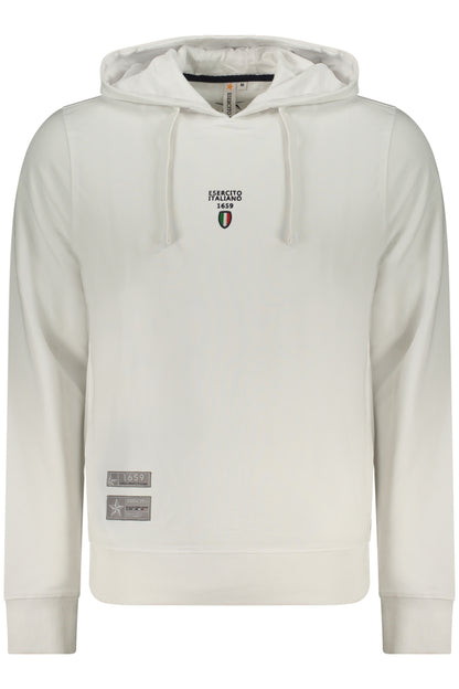 MILITARY ACADEMY MEN'S WHITE ZIP-UP SWEATSHIRT