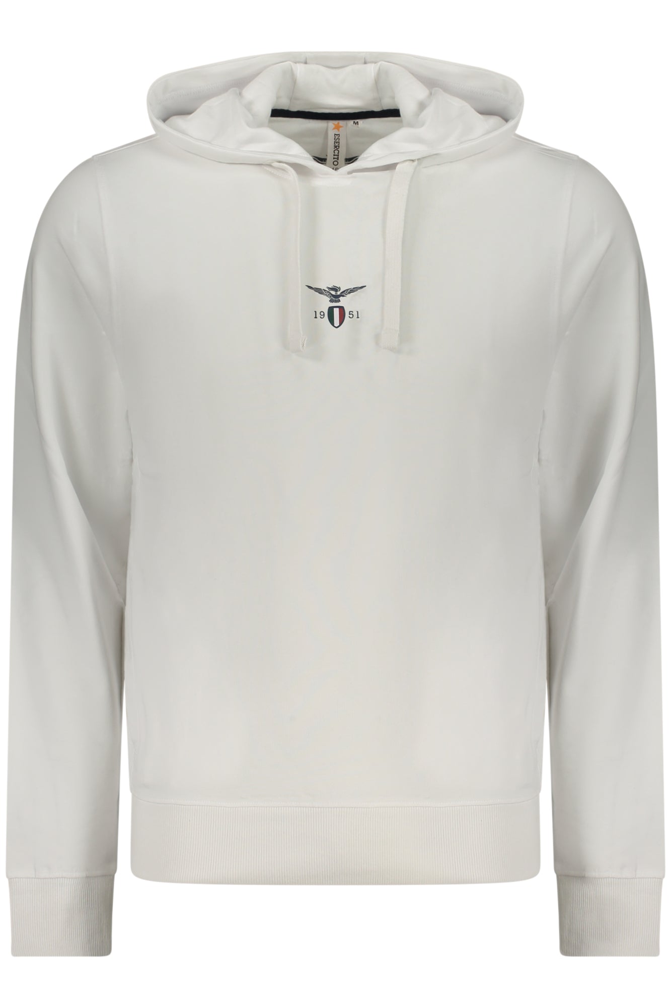MILITARY ACADEMY MEN'S WHITE ZIP-UP SWEATSHIRT
