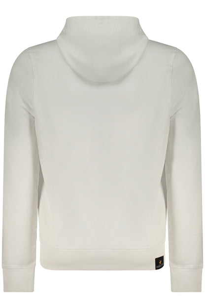 MILITARY ACADEMY MEN'S WHITE ZIP-UP SWEATSHIRT