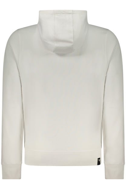 MILITARY ACADEMY MEN'S WHITE ZIP-UP SWEATSHIRT